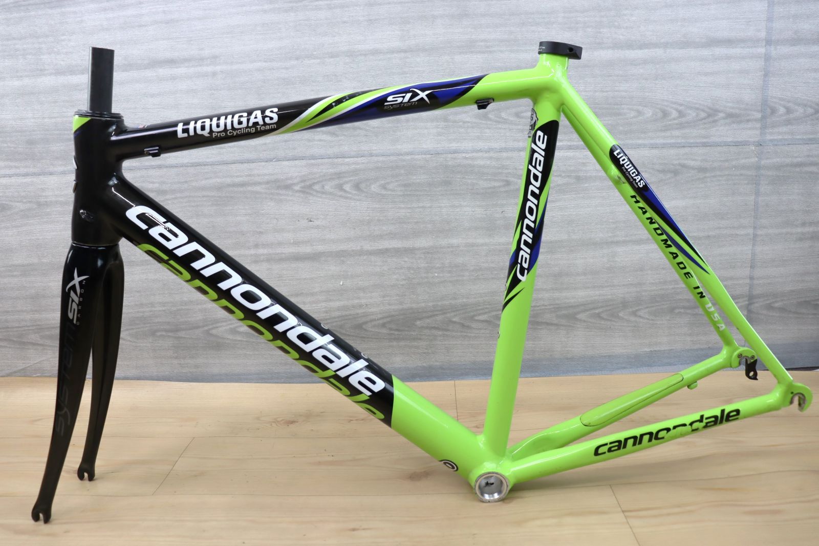 2008 Cannondale System six LIQUI GAS Pro cycling Team キャノンデール システムシックス  チーム支給フレーム サイズ56 cicli17 - メルカリ