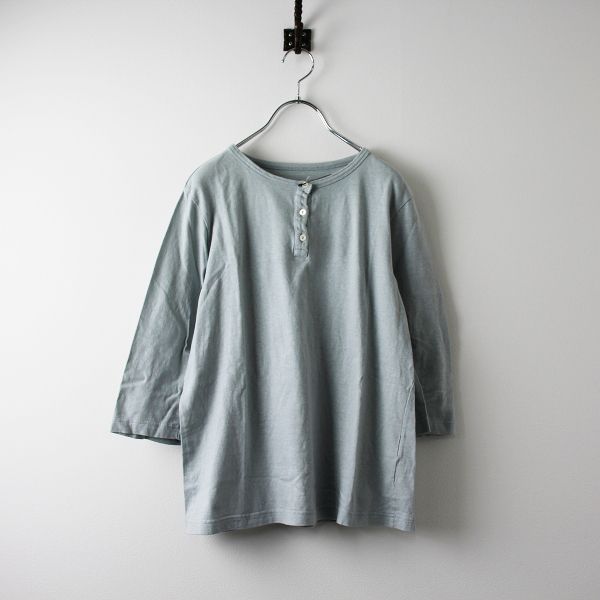 nest Robe ネストローブ ラフィー天竺7分袖ヘンリープルオーバー