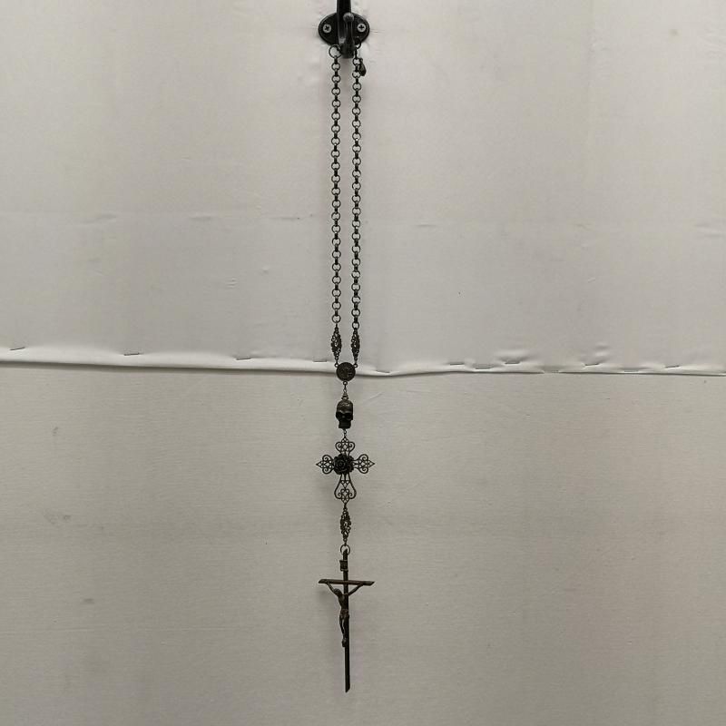 ★1点物★ジャンポールゴルチエ★スカルクロスロングチェーンネックレス ☆1点物☆ジャンポールゴルチエ☆スカルクロスロングチェーン