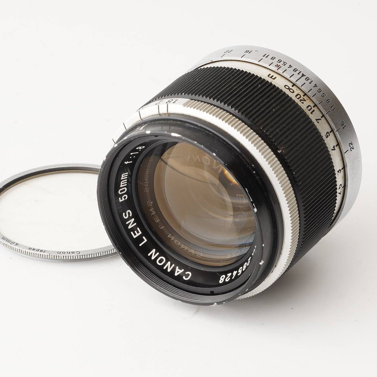 ecoまキヤノン CANON LENS 50mm F1.8 ライカLマウント (L39⁄M39) 美 CANON