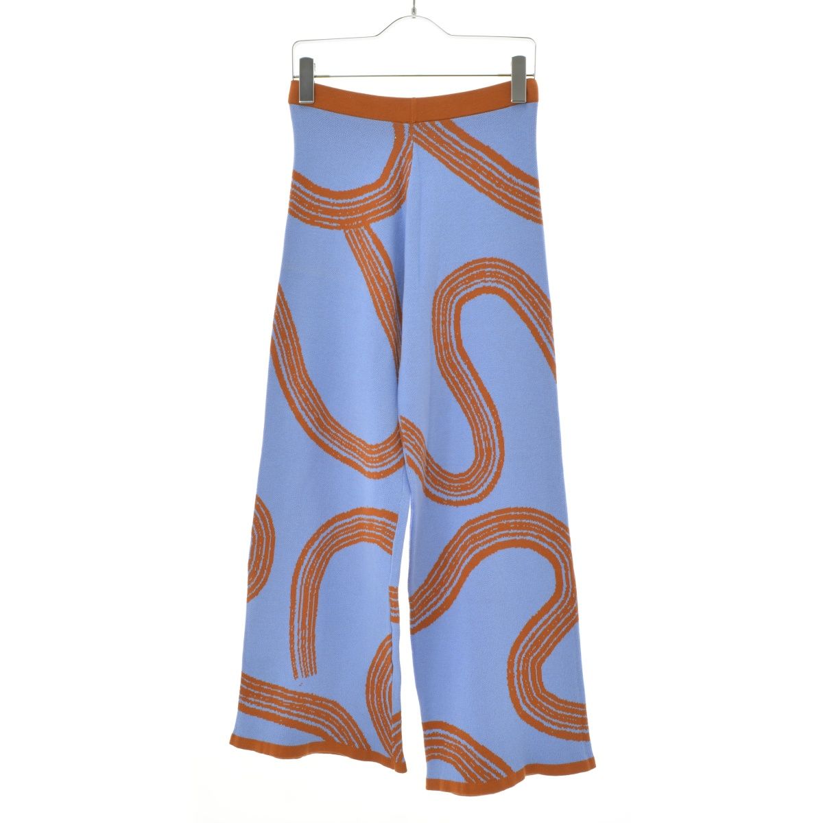SUKUHOME】Blue Flux Knitted Pantsコットンパンツ - メルカリ