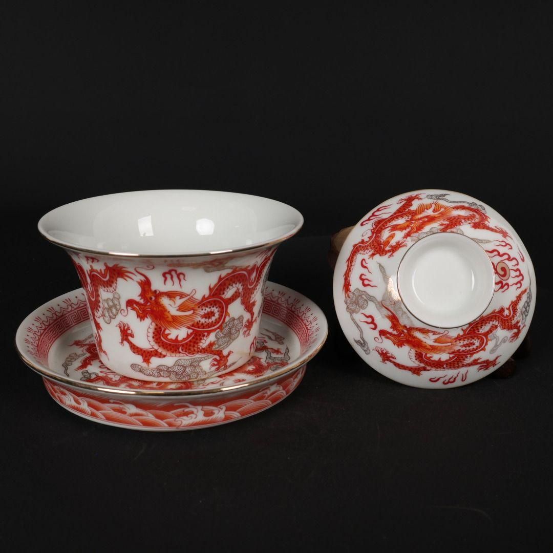 パステル緑海水竜紋蓋碗 中国茶器 景徳镇 蓋付き茶器 飲茶食器 煎茶具 未使用品 楽天市場】IwaiLoft 蓋碗 三才碗 宝瓶 煎茶器 桃の柄 急須 中国