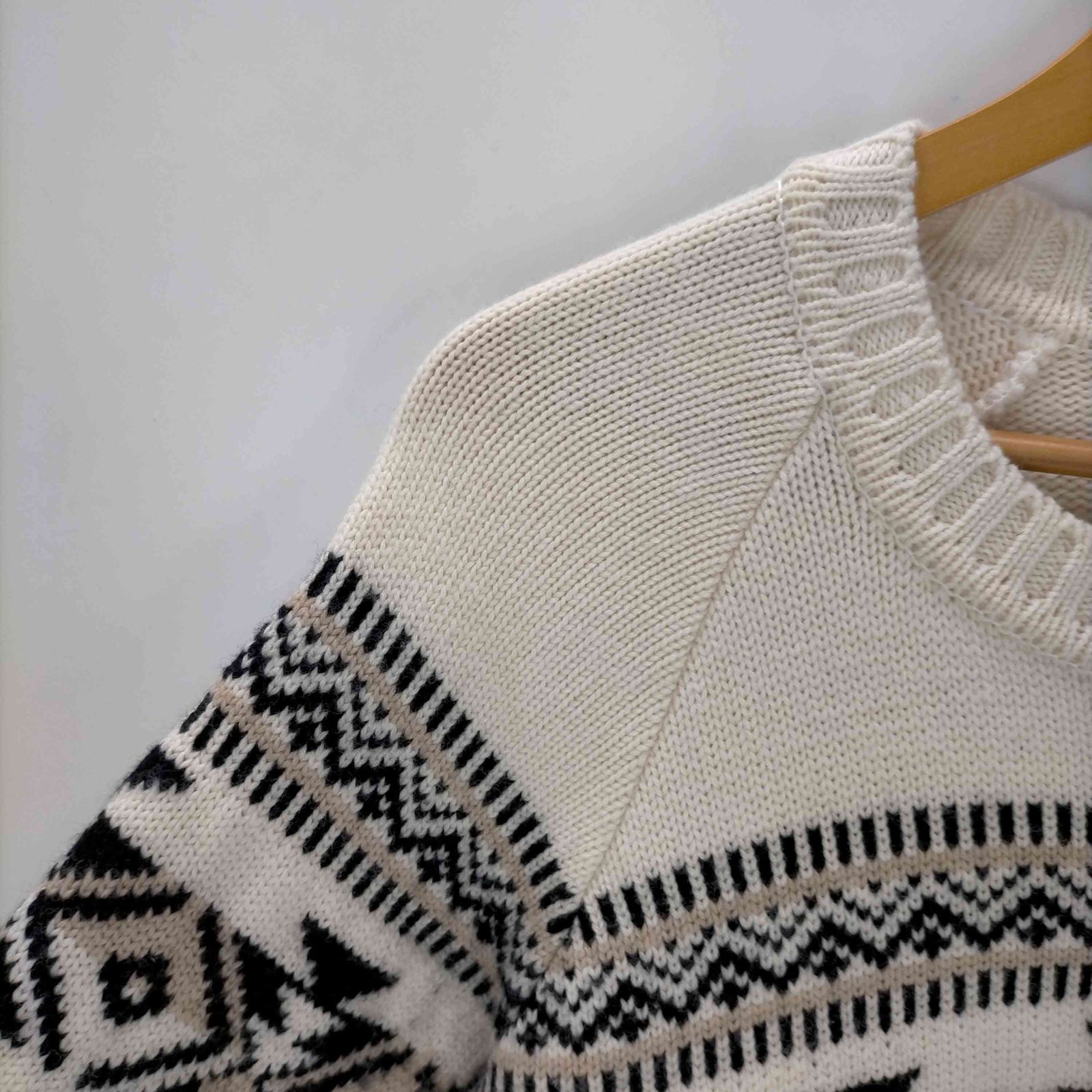 ダブルジェイケイ wjk NATIVE PATTERN JACQUARD ニットセーター ダブルジェイケイ wjk NATIVE PATTERN JACQUARD ニットセーター