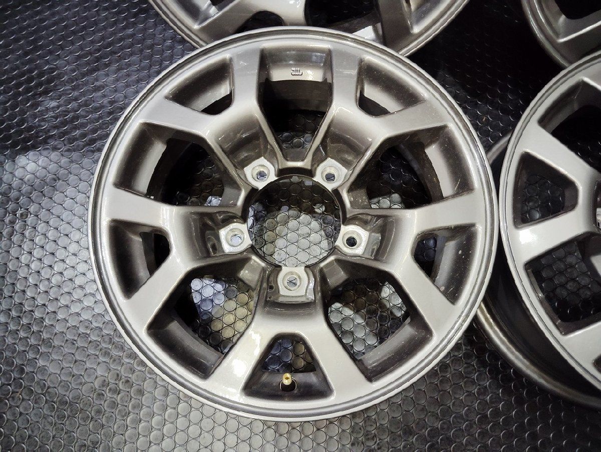 新車外し スズキ JB74 ジムニーシエラ 純正ホイール 15インチ 4本 5.5J5HPCD139.7 5 VHG512