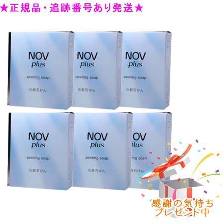 6個セットノブ ノブプラス ピーリングソープ(80g)