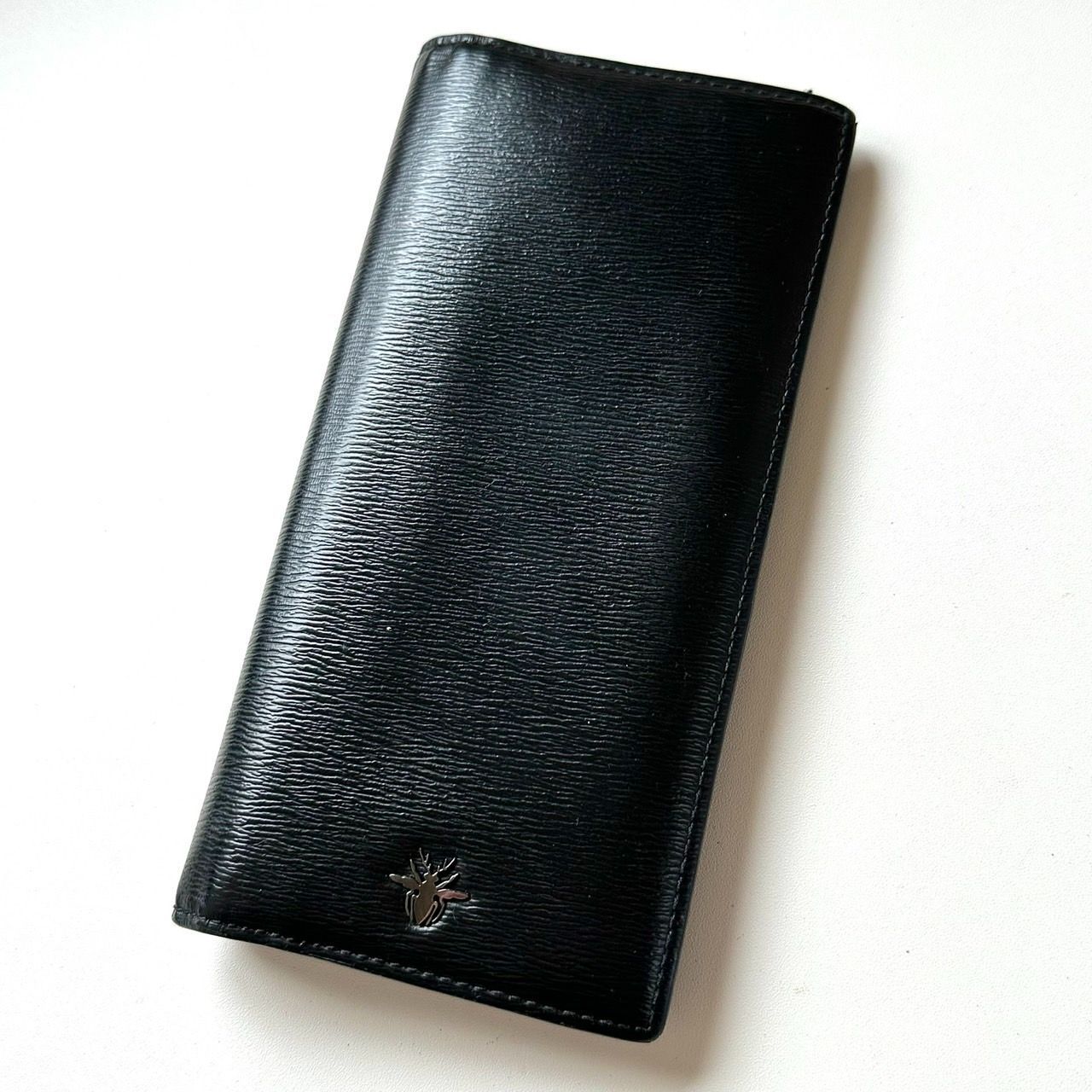 ディオールオム DIOR HOMME Bee 長財布 ブラック 長財布