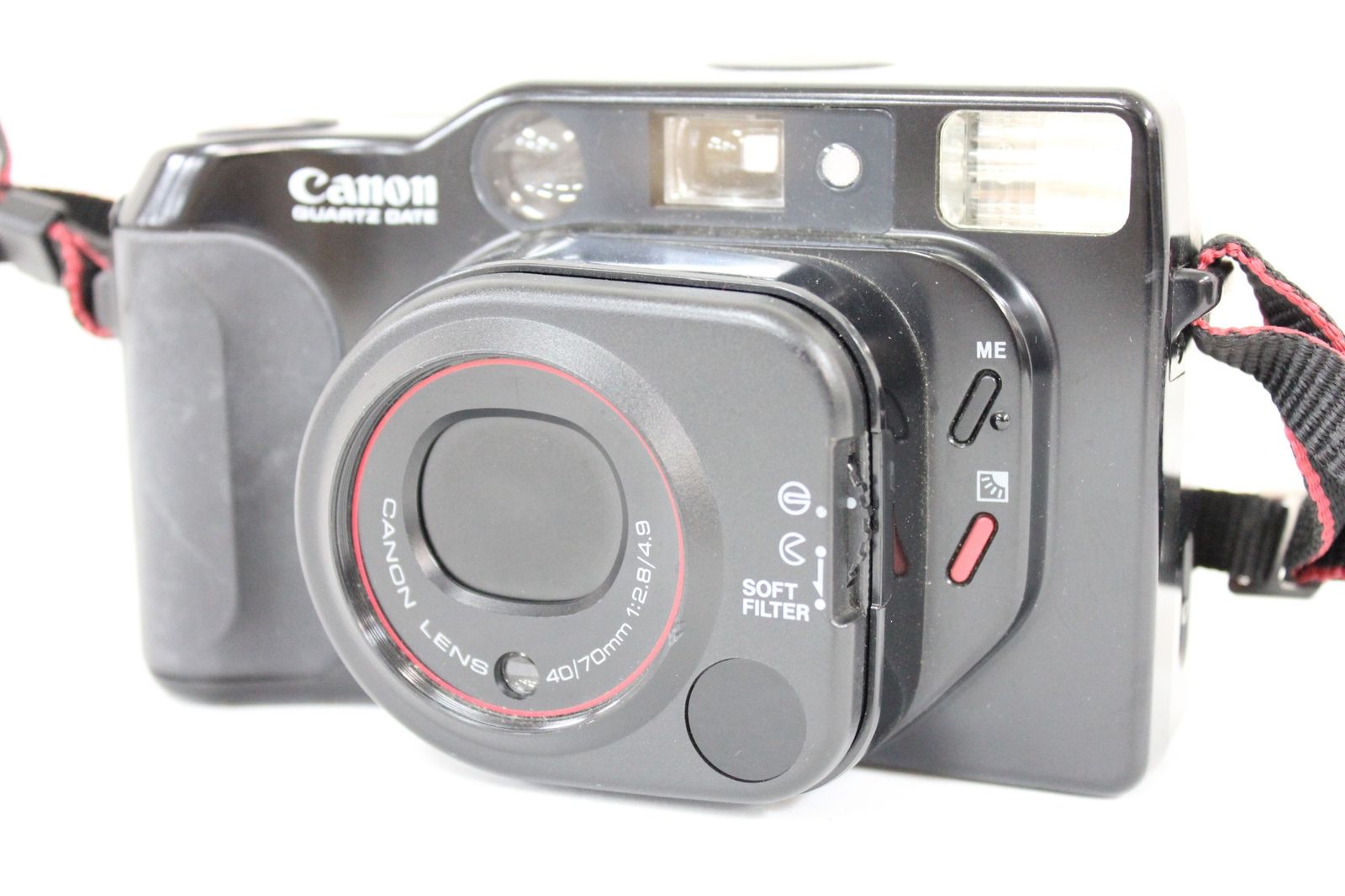 返品保証 キャノン Canon Autoboy TELE Quartz Date 40|70mm F2.8|4.9 コンパクトカメラ M6280