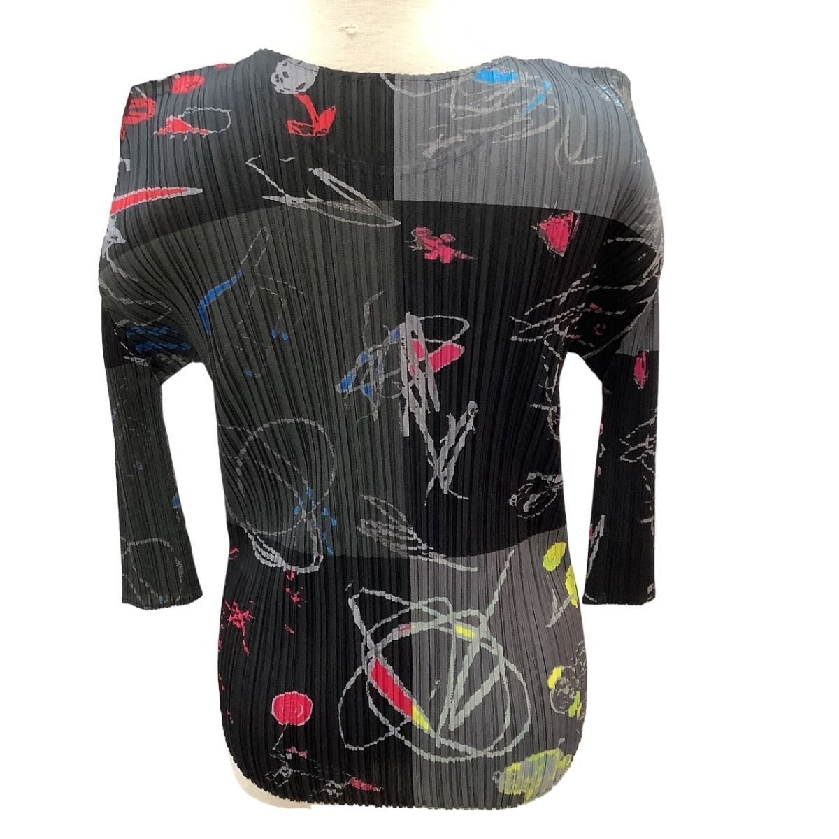 ISSEY MIYAKE イッセイミヤケ PLEATS PLEASE カットソー SIZE 3 PP 53-JK 632 グレー