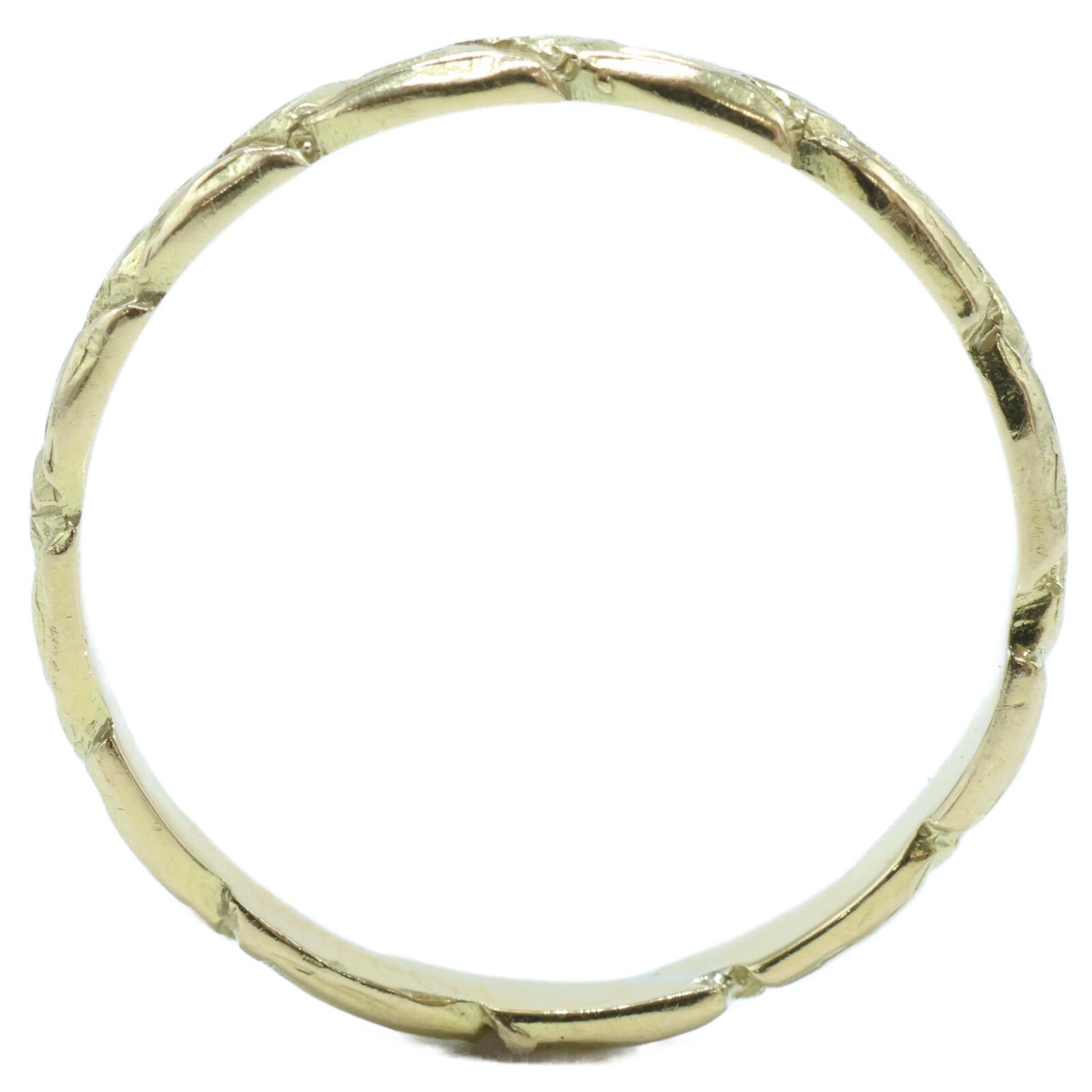 GIGI ジジ 【美品】I10012 K18 HISPANIA / Daphne ring 月桂樹 17号  