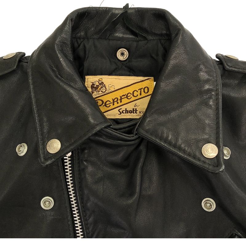 中古】80s SCHOTT 前期 ダブルライダースジャケット 118