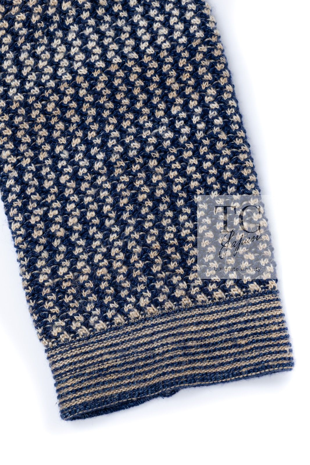 CHANEL - シャネル トップス CHANEL アイボリー ベージュ ルサージュ ウール カシミヤ チュニック カール・ラガーフェルド作品 超美品 38 シャネル ジャケット CHANEL パープル マルチカラー ミックス