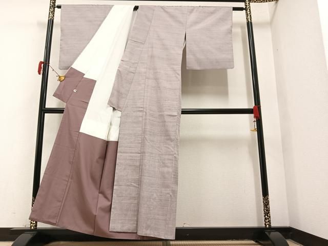 平和屋着物○紅花紬 米沢 霞文 正絹 逸品 AAAY8616ph - メルカリ