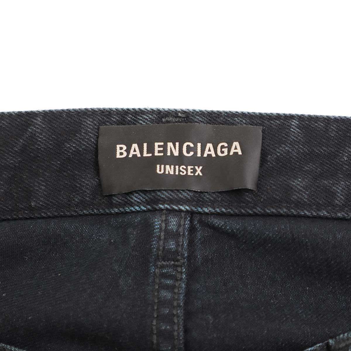 BALENCIAGA バレンシアガ 23SS Destroyed Knee Baggy Jeans デストロイ