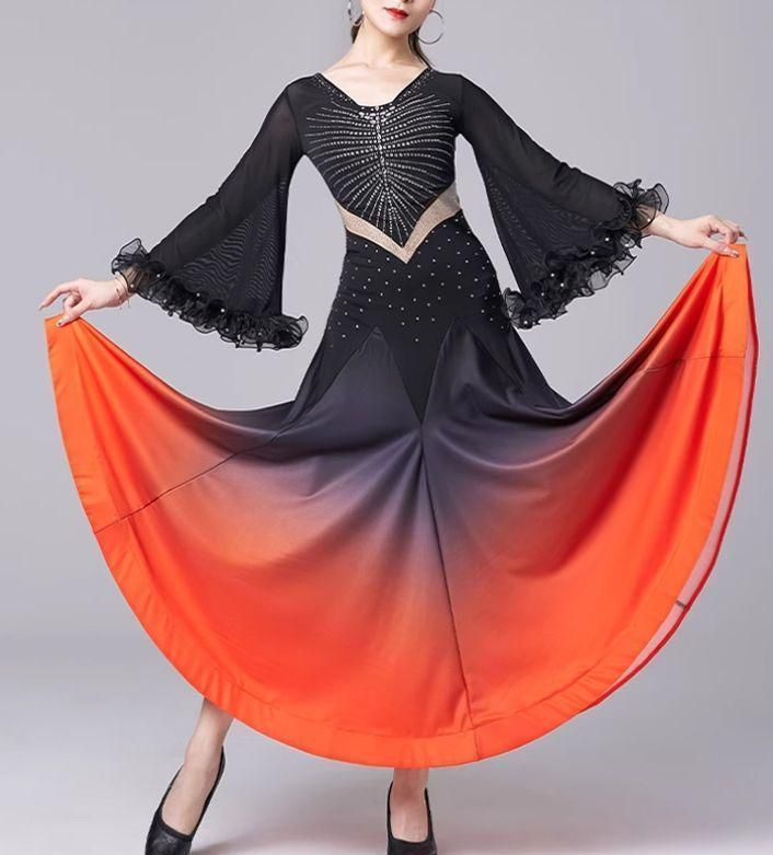 社交ダンスドレス ラテンドレス ストーン モダンダンス オーダーメイド