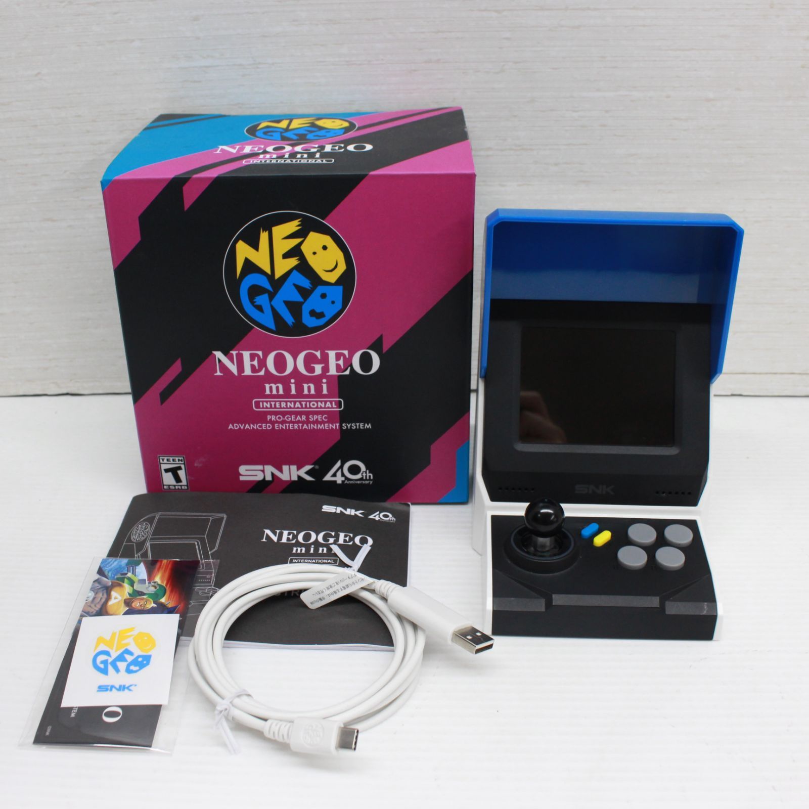 ☆561 SNK NEOGEO mini ネオジオミニ 40周年モデル インターナショナル版 - メルカリ