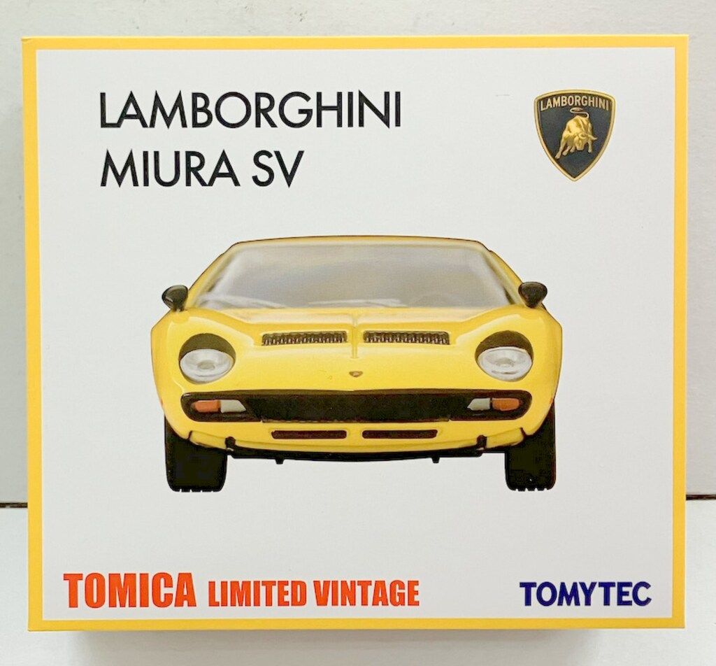 【未開封・TOMYTEC】TLV ランボルギーニ ミウラ SV（黄） TOMYTEC TOMICA LIMITED VINTAGE ランボルギーニ ミウラ SV (黄