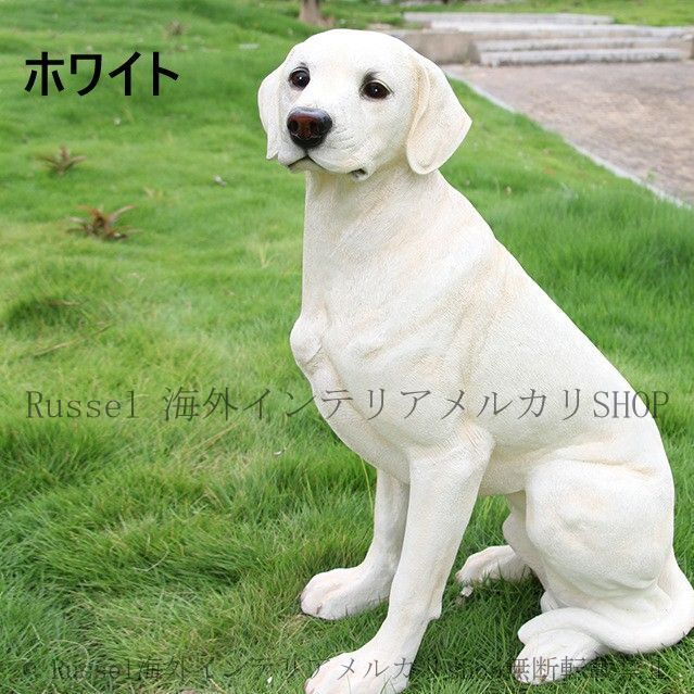 オブジェ 大型 リアル 屋外 樹脂 犬 彫刻 ホームデコ 庭 屋外