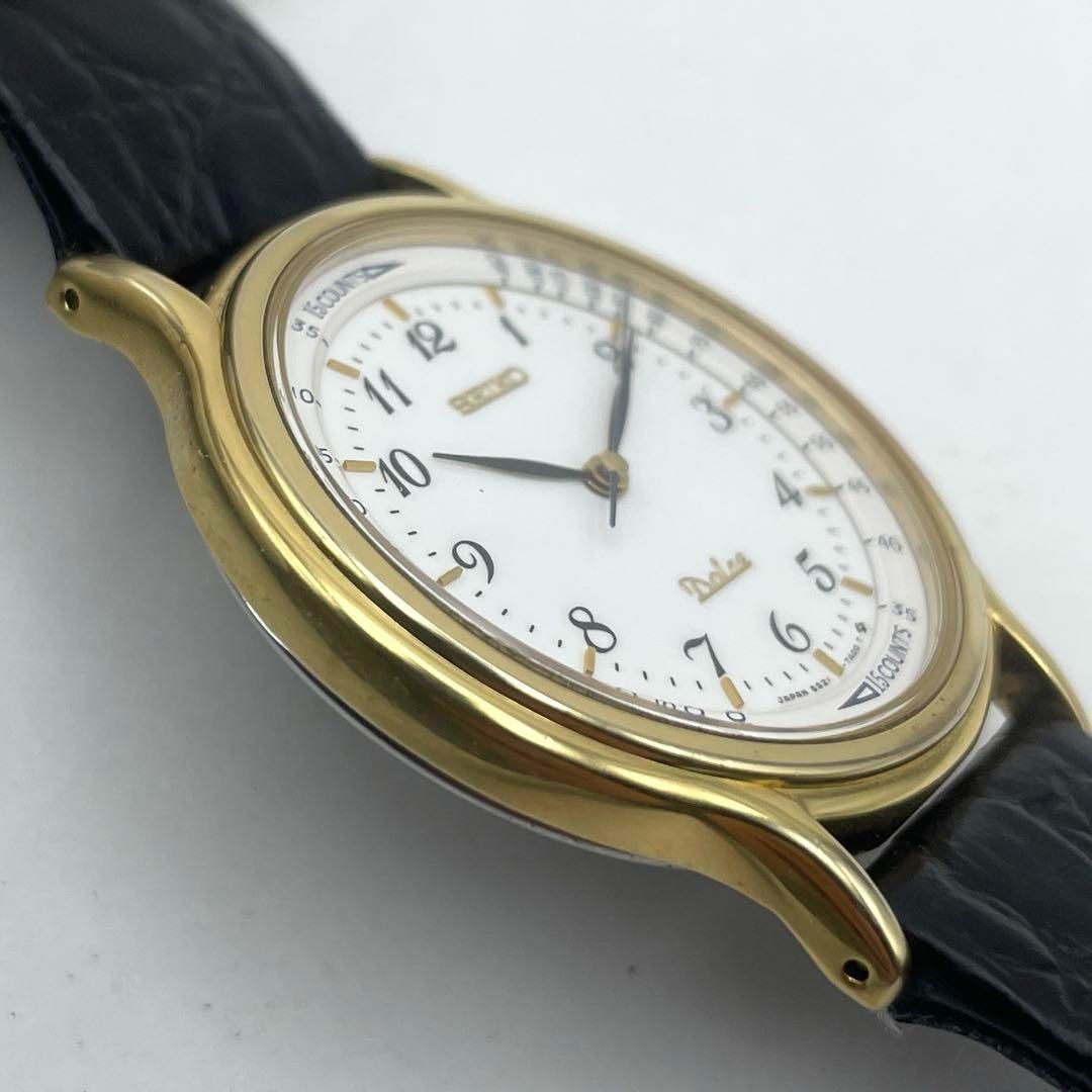 SEIKO ドルチェ 5S21-7A00 スイープセコンド 脈拍計ナースウオッチ 