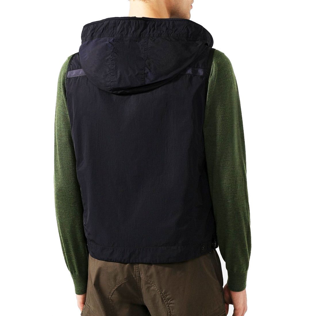 MONCLER / TOUQUES ナイロンベスト 3 ネイビー