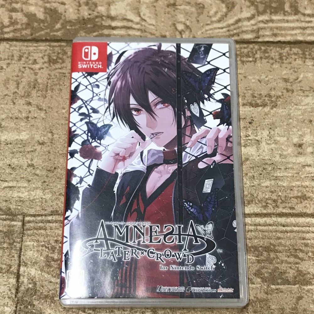 08w9096 Nintendo Switch ニンテンドースイッチ ゲームソフト AMNESIA LATER×CROWD アムネシアレイター×アムネシアクラウド