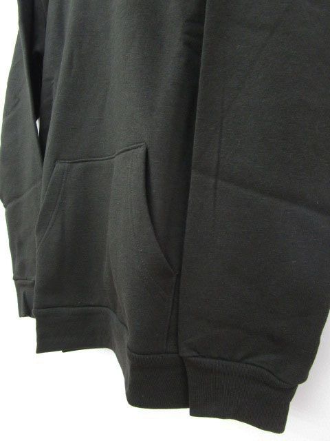 クラネオム CLANE HOMME パーカー プルオーバー 長袖 英字 裏起毛 2 黒 ブラック a