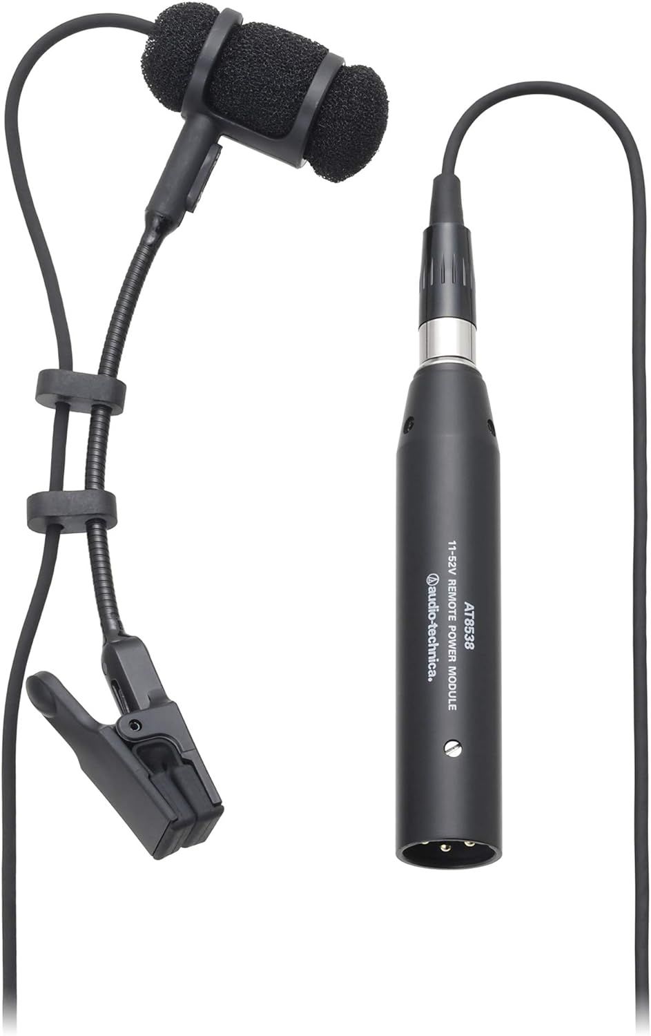 オーディオテクニカ PRO35 コンデンサーマイク XLR 金管楽器用 / サックス /トランペット / 楽器用マイクホルダー付属 / バックエレクトレット / 単一指向性 / 145dBの高耐入力 / ローカットスイッ