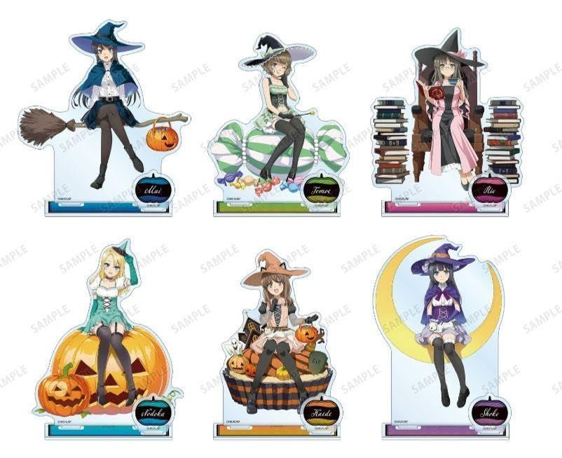 ねむいひと様お纏め商品 青春ブタ野郎ハロウィンアクリルスタンド6点