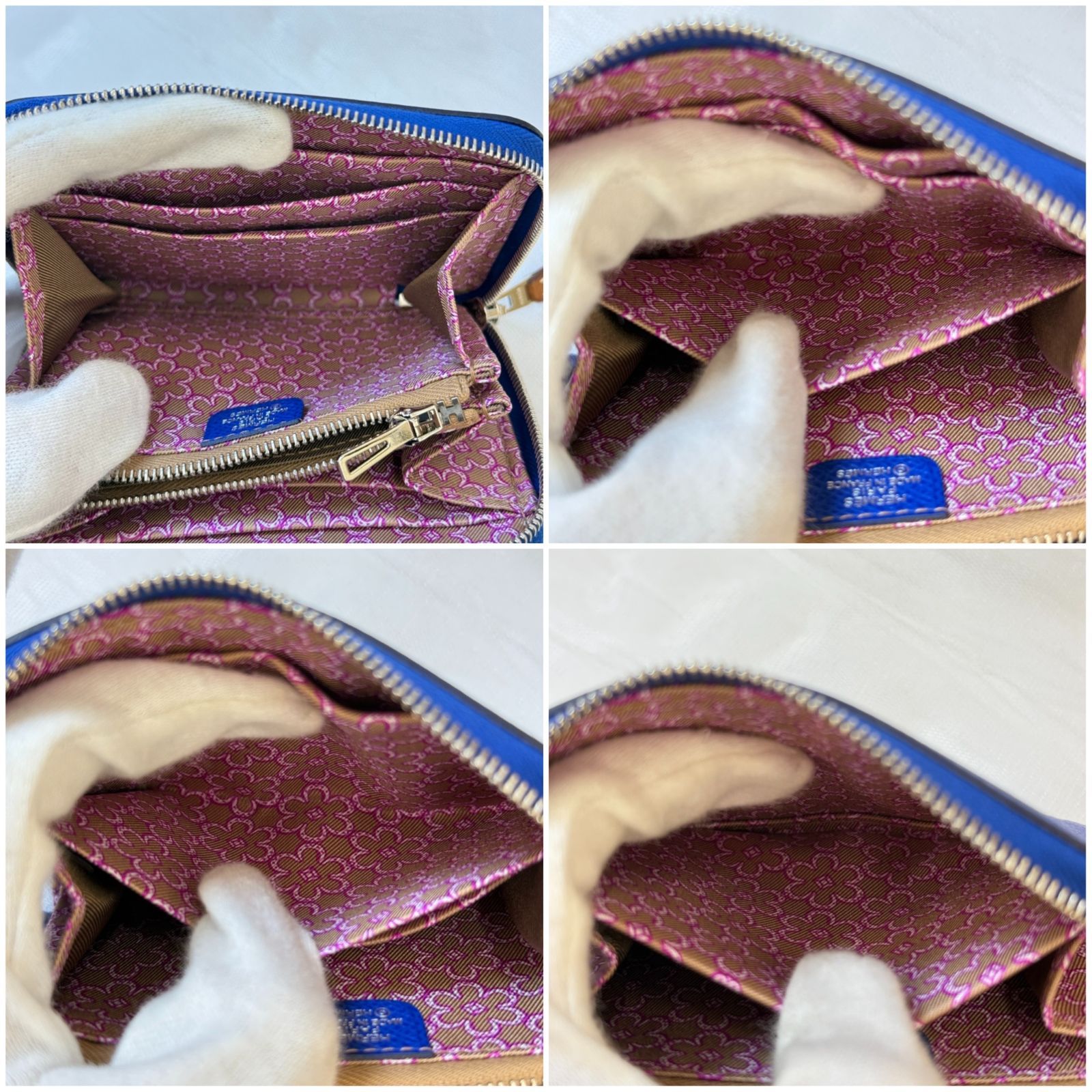 鑑定済み【 美品 】エルメス 《 シルクイン 》 コンパクト エプソン 