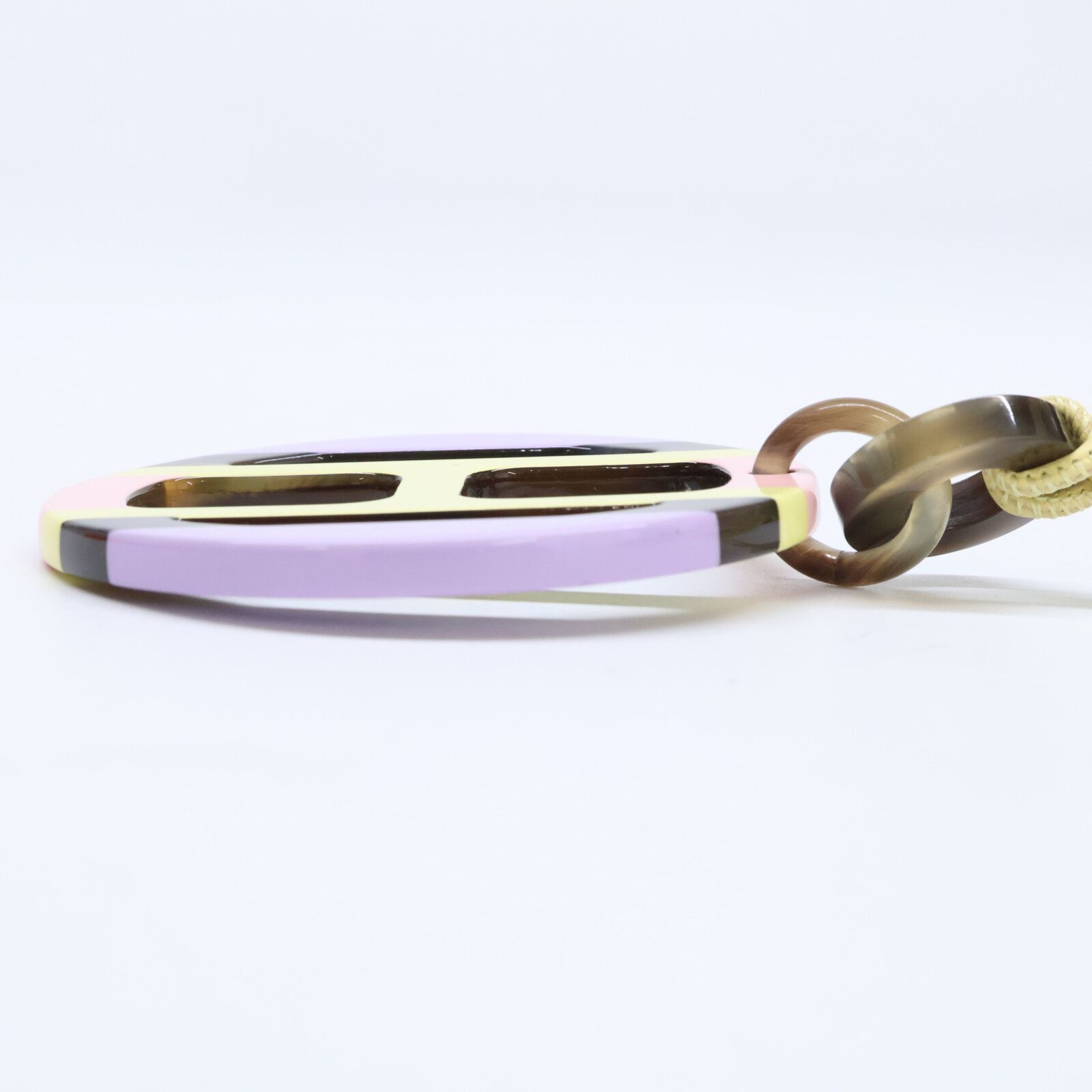 HERMES バッファローホーン エルメス HERMES ラッカーネックレス バッファローホーン