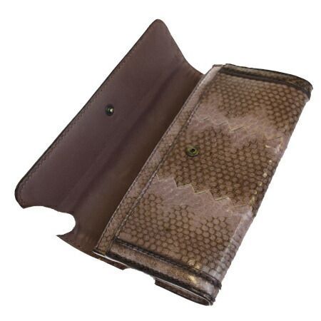 中古】 中美品 ボッテガヴェネタ BOTTEGA VENETA 二つ折り 長財布