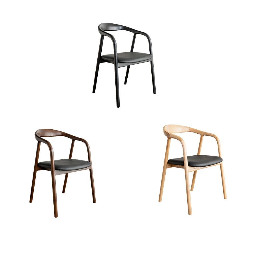 MEGAN キャスター付きダイニングチェア ダークブラウン MEGAN