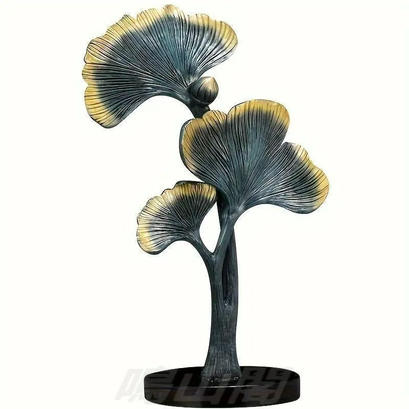 イチョウの木の置物 置物 イチョウの葉 オブジェ イチョウ 葉っぱ 秋 植物