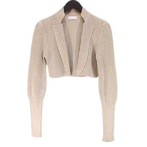 ブルネロクチネリ　ショート丈カーディガン ブルネロクチネリ BRUNELLO CUCINELLI 長袖 ニットカーディガン ボレロ