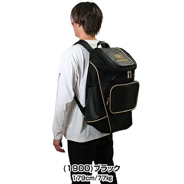 新品未使用】種類6:(1900)ブラック/BAP420 野球 リュック ZETT ゼット 