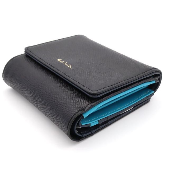 訳有ポールスミス 2つ折財布 ミニ財布 ミニウォレット グレー371