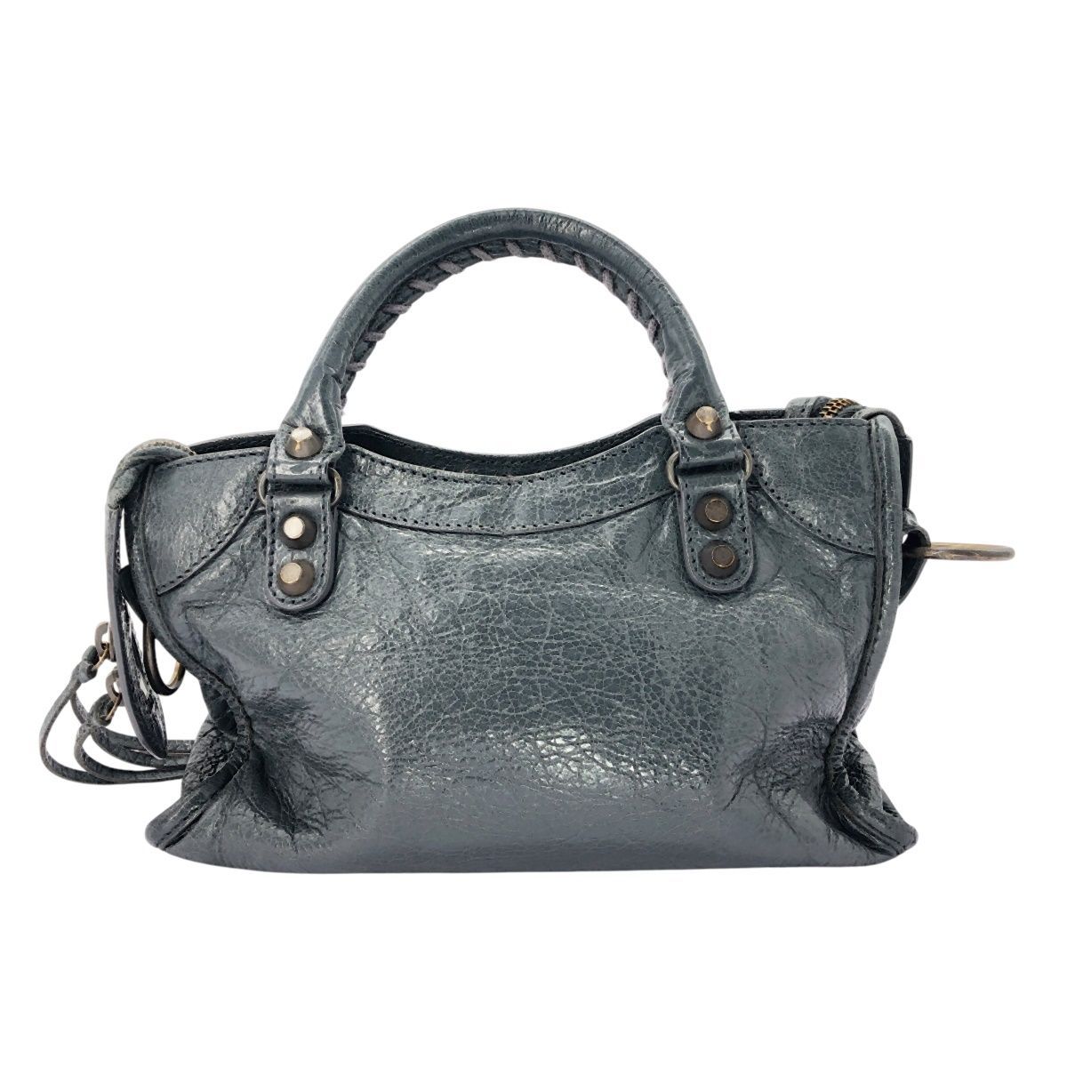 中古】 BALENCIAGA バレンシアガ ミニ シティ クラシック 300295