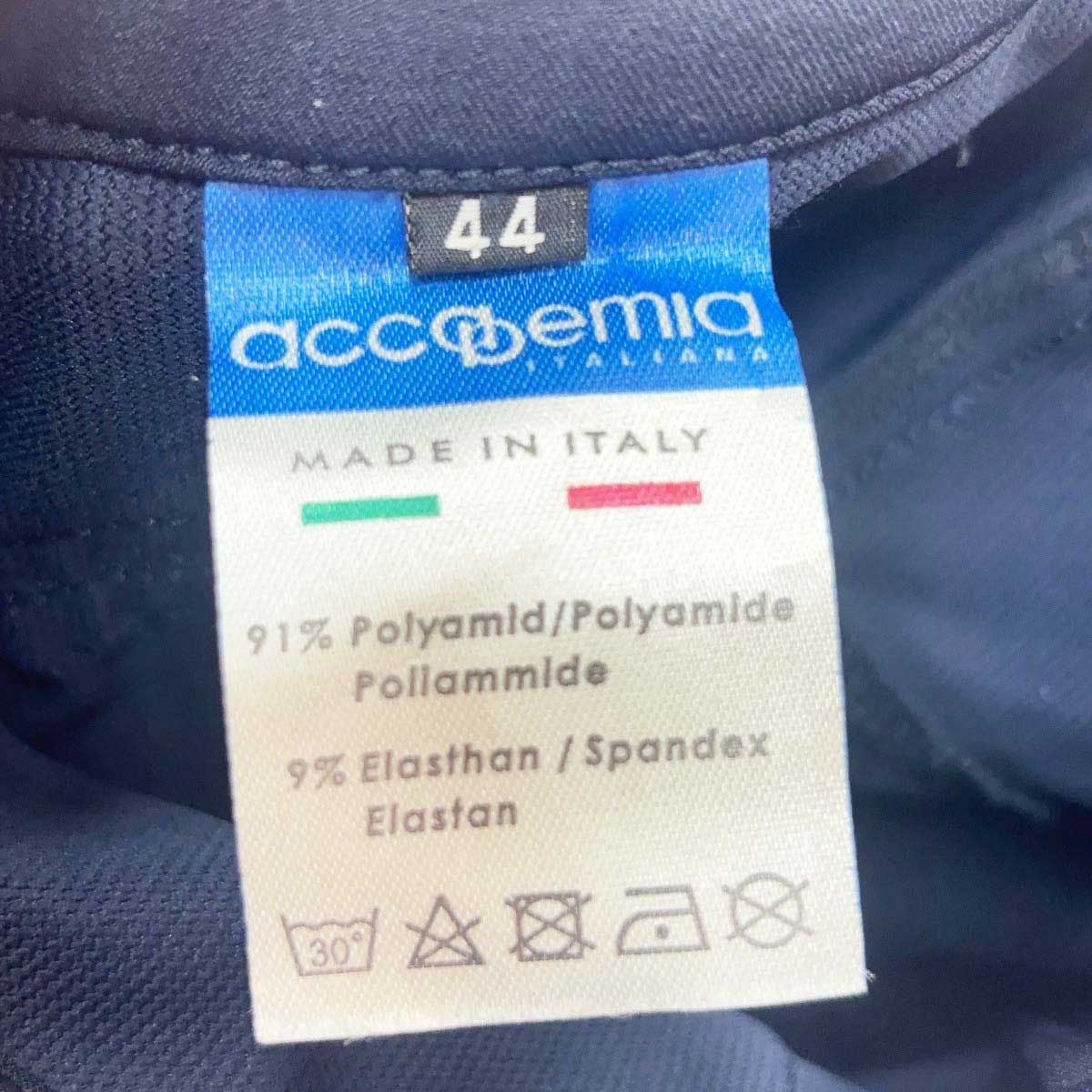 【中古・未使用品】アカデミアイタリアーナ Accademia Italiana キュロット EMPIRE パワーグリップ 44(IT) NAVY ネイビー レディース 乗馬パンツ 競技用ズボン 馬術 未使用】アカデミアイタリアーナ Accademia Italiana キュロット