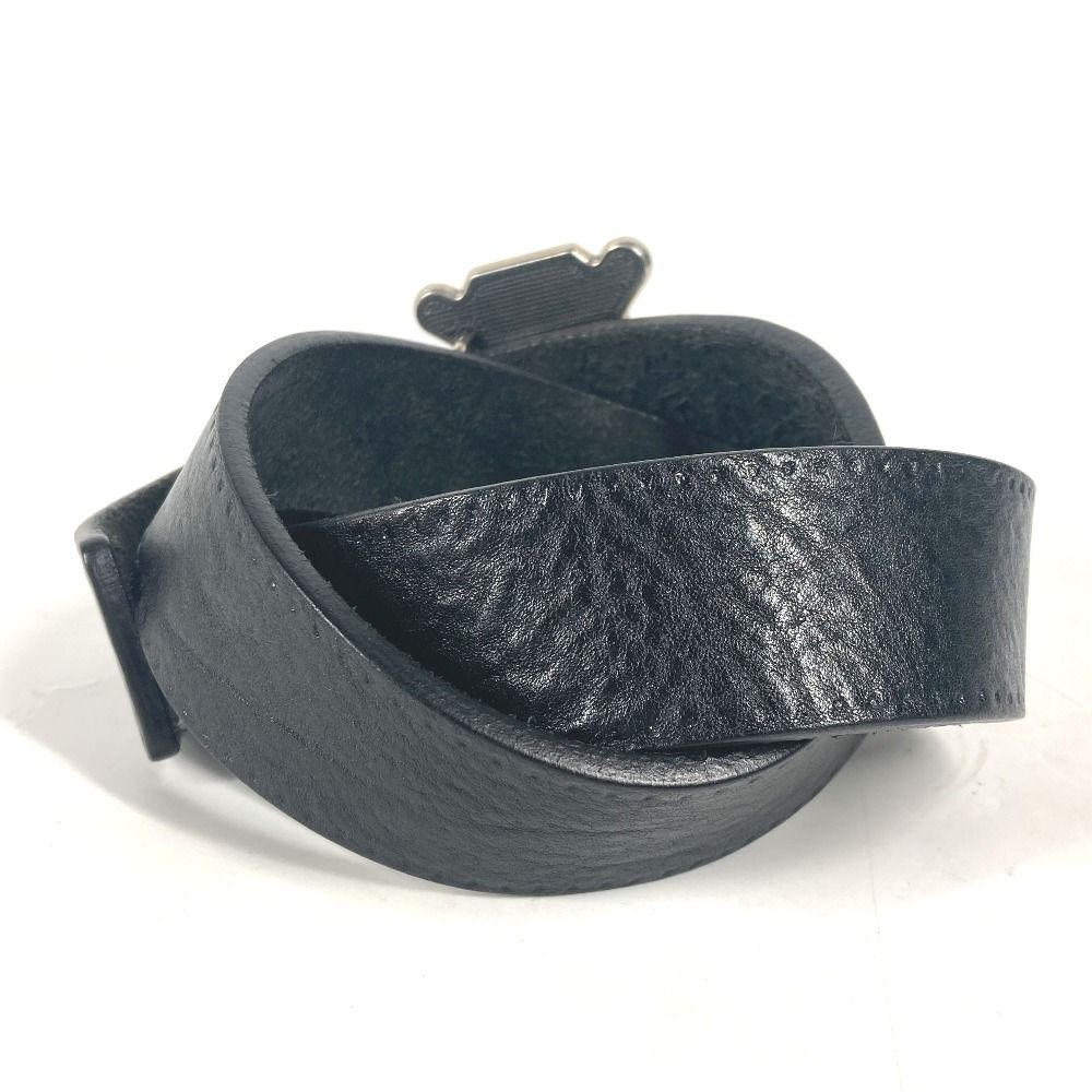 GUCCI グッチ 黒レザー Gロゴバックル ベルト