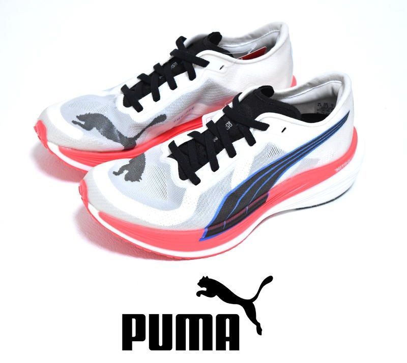 新品 PUMA ウィメンズ ディヴィエイト ニトロ エリート 2 23.5cm カーボン搭載 377787-03 ランニングシューズ