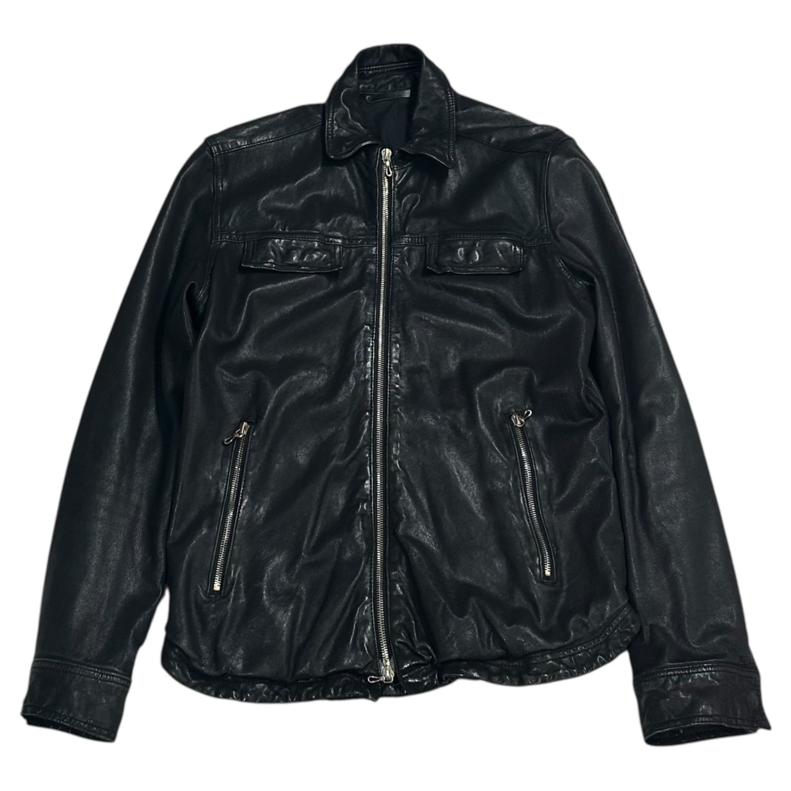 TOMORROWLAND(トゥモローランド) Zip-up lamb leather jacket