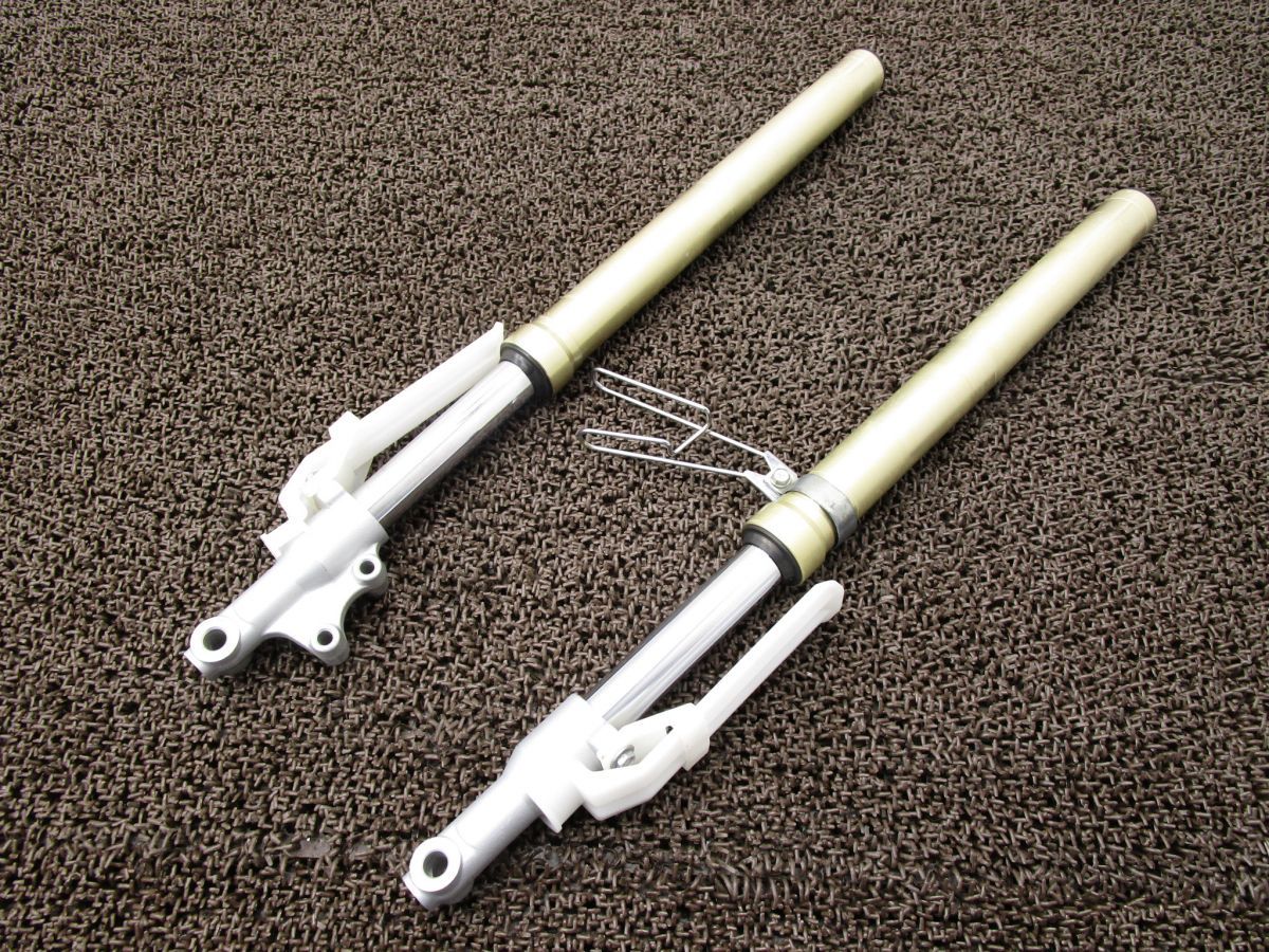 KSR-2 倒立 フロントフォーク カバー □A6597 MX080B カワサキ MX080BE キャブ車 動画有