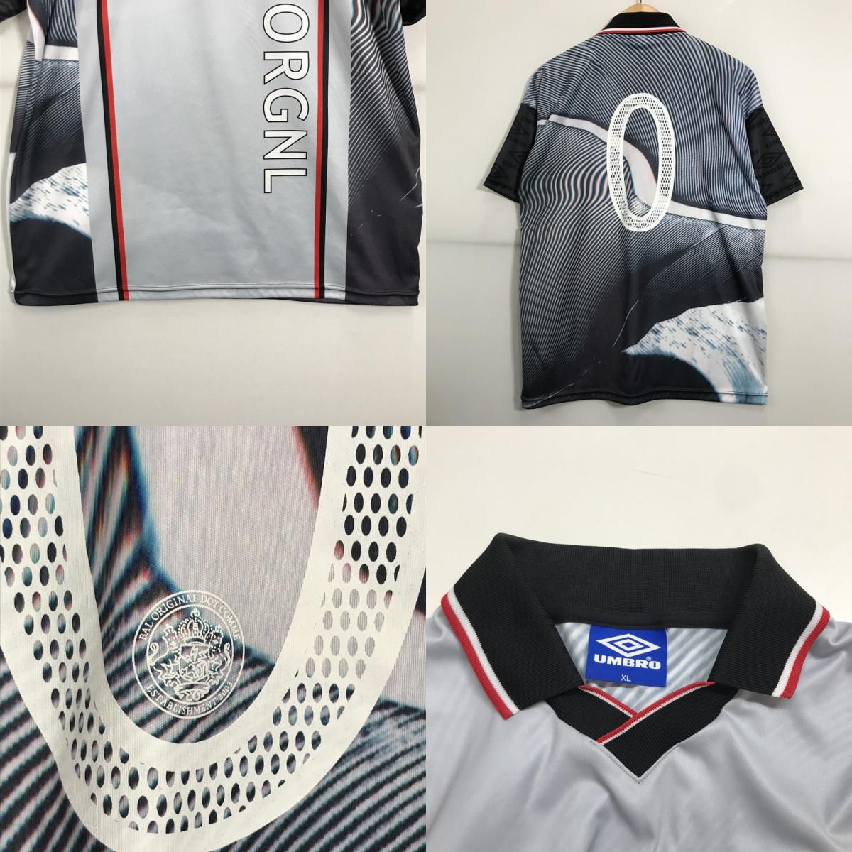 BAL UMBRO ゲームシャツ 中古品】 UMBRO×BAL アンブロ バル BAL-2052 SOCCER JERSEY サッカー