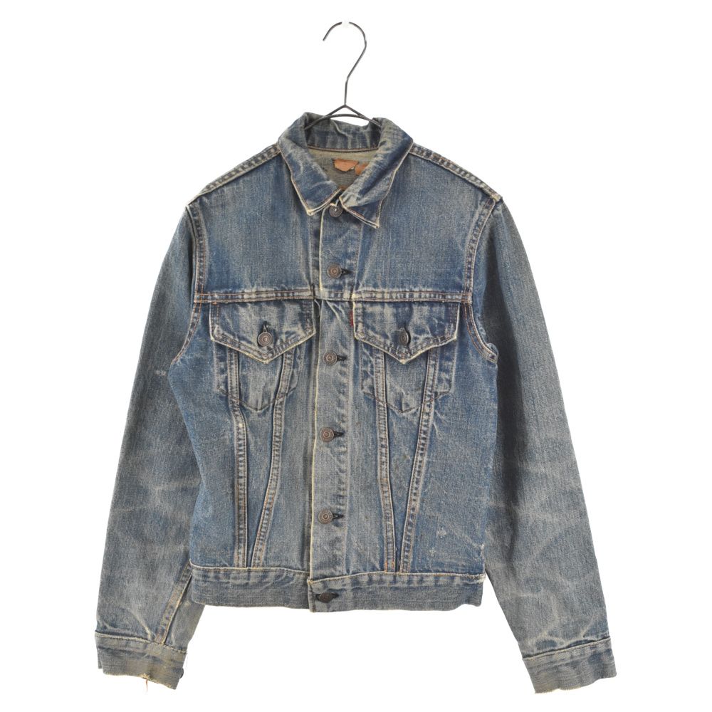 Levi's (リーバイス) 70'S 70505 4th ボタン裏524 最終期 不均等V ビッグE デニムジャケット ブルー