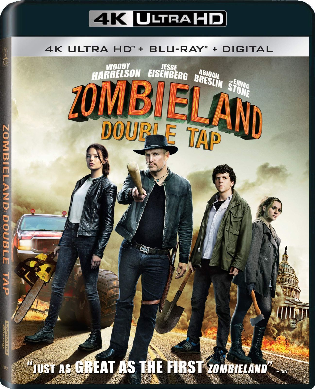 Zombieland Double Tap Blu-ray