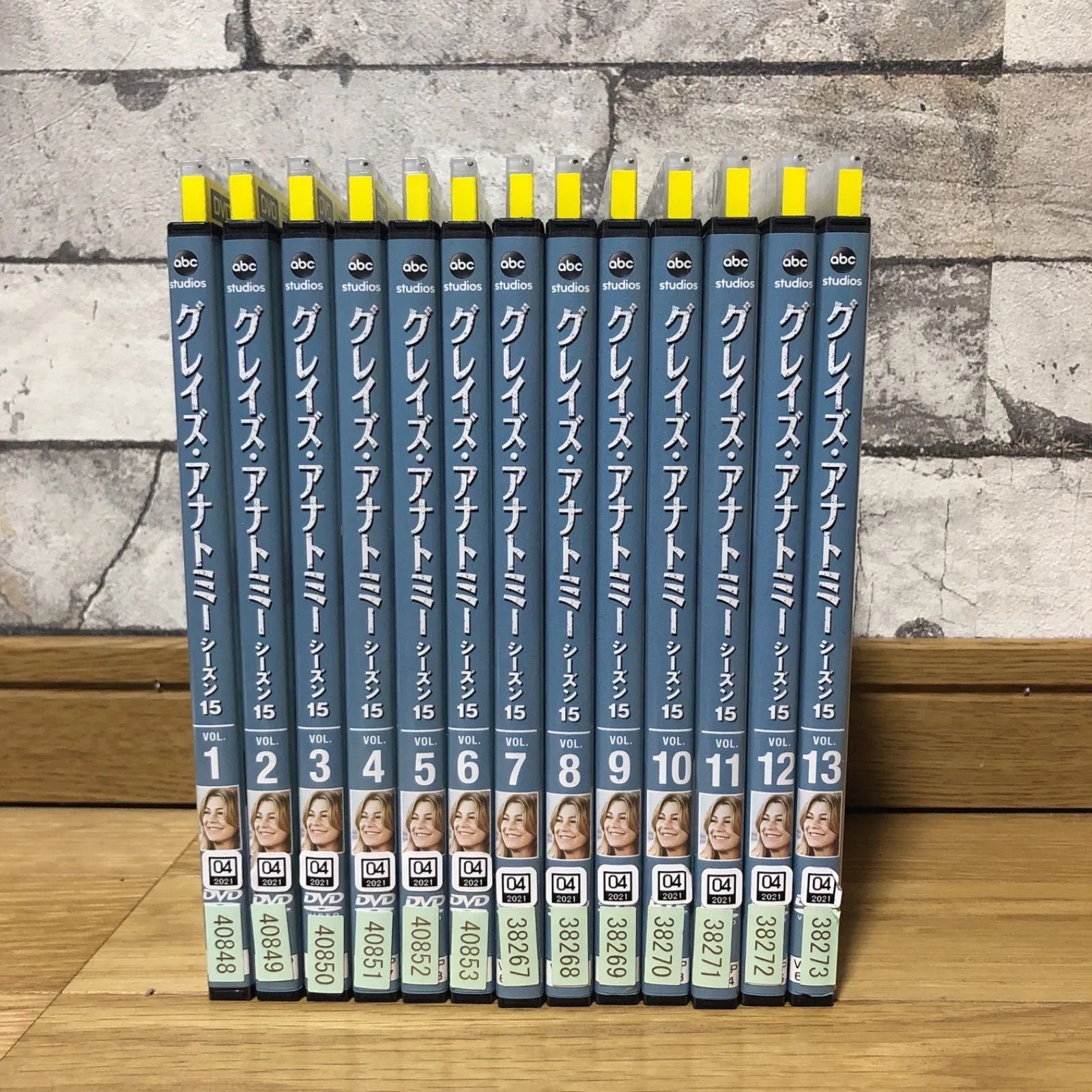 【中古】DVD グレイズアナトミー シーズン15 全巻 Vol.1〜Vol.13 レンタル落ち