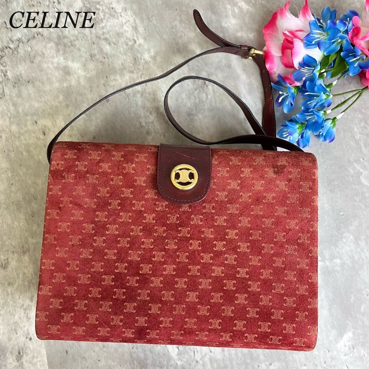 CELINEセリーヌカバファントムクロコ型押しレザートートバッグ