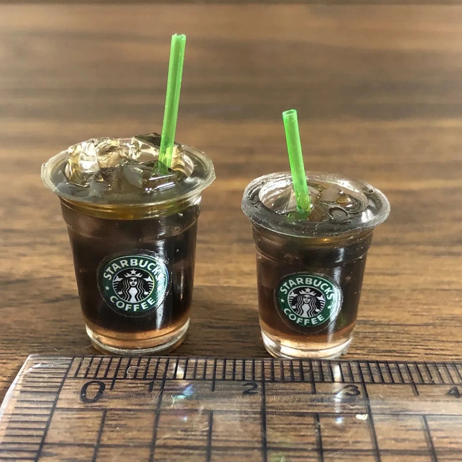 スタバ風アイスコーヒー☆ちょっと大きめ ミニチュア ドリンク - メルカリ