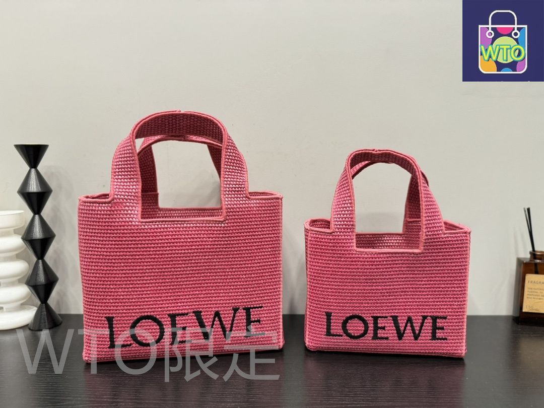 今日 Loewe ?意威 Anagram Basket 刺?徽?草???物袋 送料無料 セール価格 -WTO輸入1