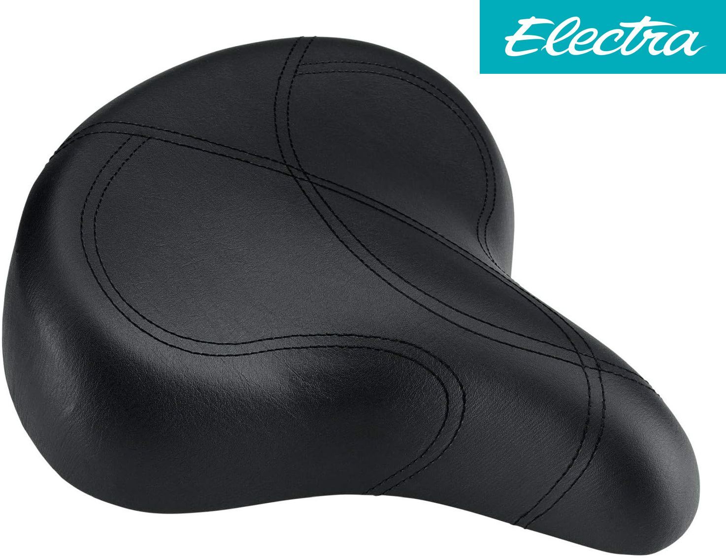 【正規輸入品】Electra Ergo Bike Saddle Black 598494  エレクトラ ビーチクルーザー用 ワイドサドル エルゴサドル ブラック