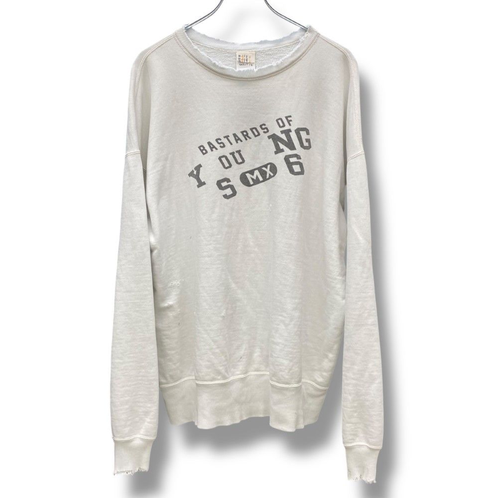 SAINT MICHAEL × BERBERJIN 25SS BJ_CREW NECK SWEAT YOUNG XLサイズ ホワイト